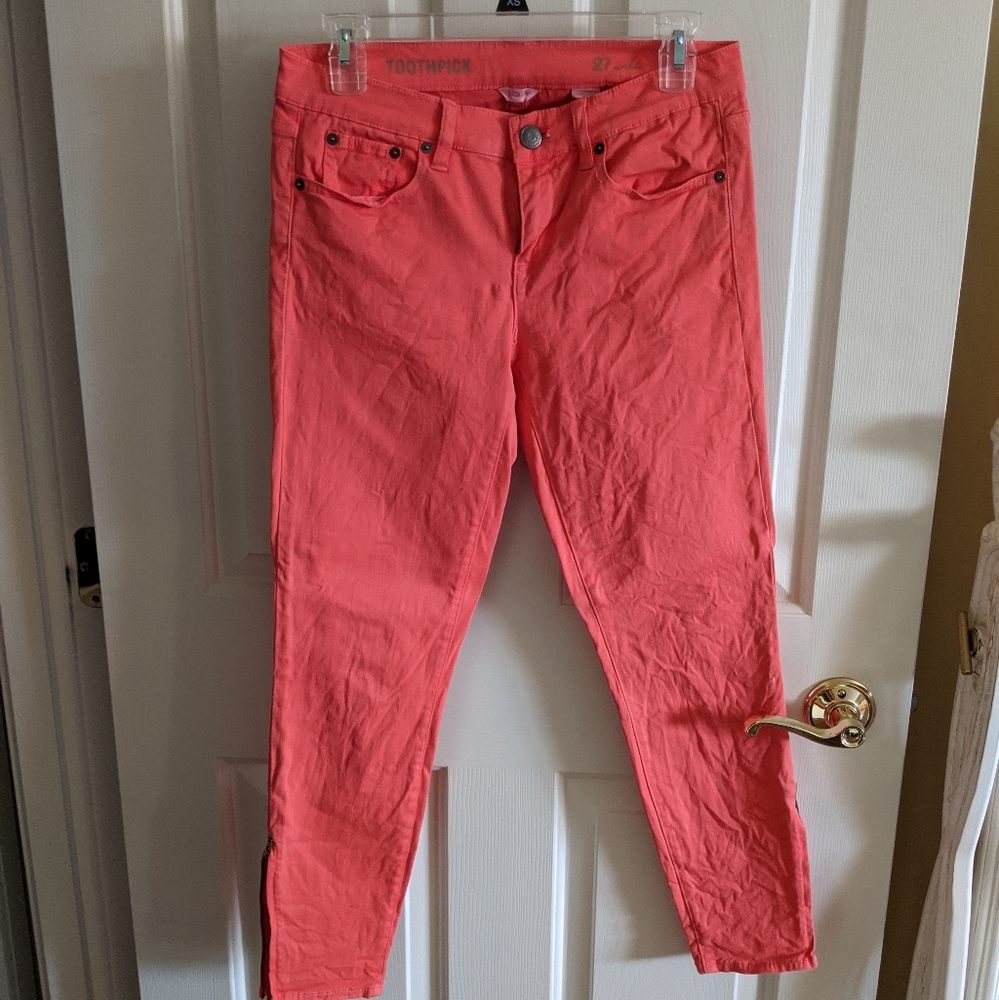 J.Crew toothpick Jeans 27